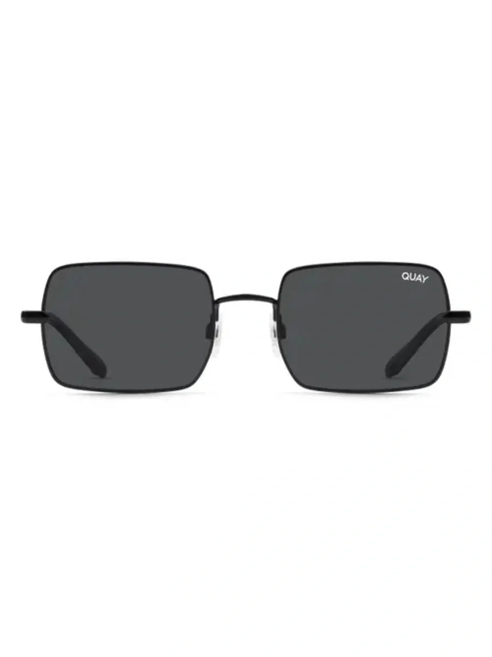 QUAY TTYL Rectangle Sunglasses in Black - Polarized - NWT